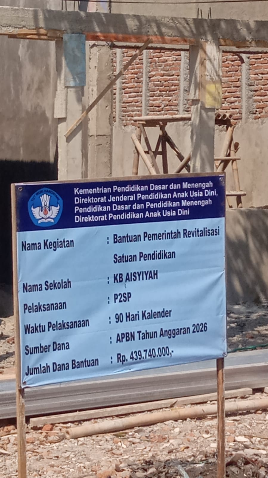 Pelaksana Revitalisasi KB Aisyiyah Libatkan Warga Sekitar, Utamakan Mutu Bangunan